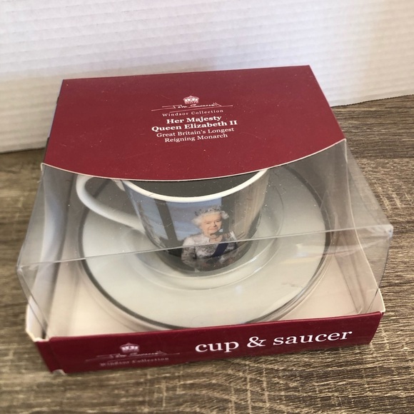 Queen Elizabeth II Collector’s Tea Cup and Saucer - Picture 1 of 12